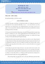 Đề thi học kì 1 Văn 7 Chân trời sáng tạo - Đề số 8